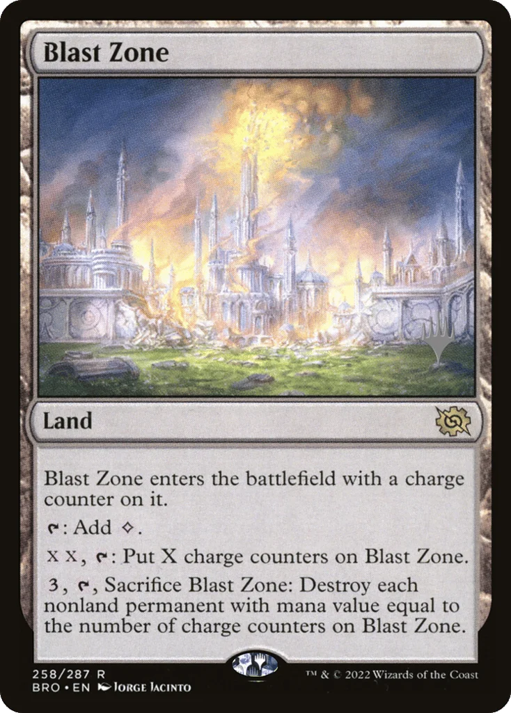 Blast Zone · The Brothers' War Promos