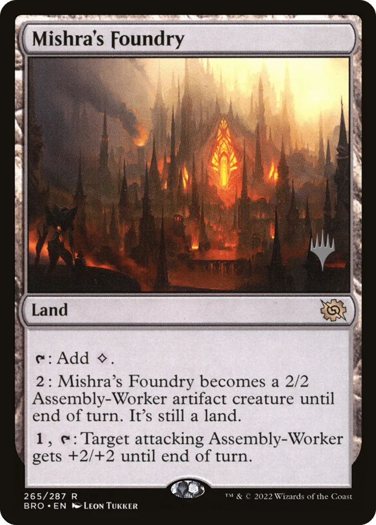 Mishra's Foundry · The Brothers' War Promos