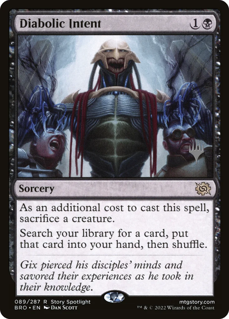 Diabolic Intent · The Brothers' War Promos