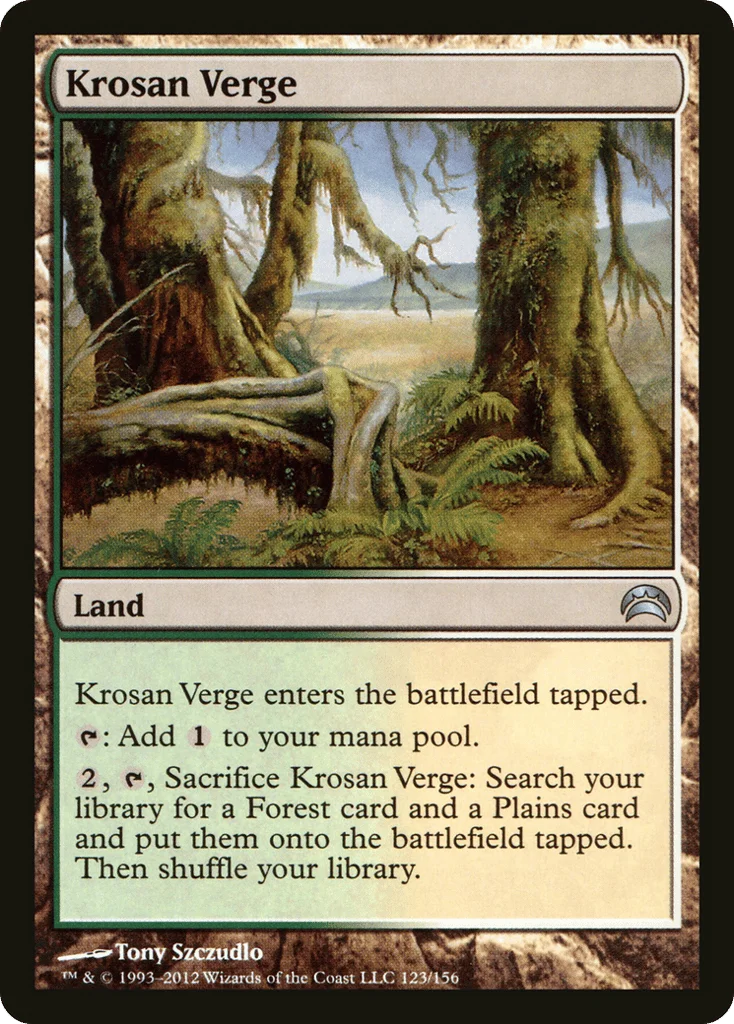 Krosan Verge · Planechase 2012