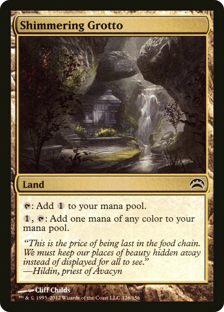 Shimmering Grotto · Planechase 2012