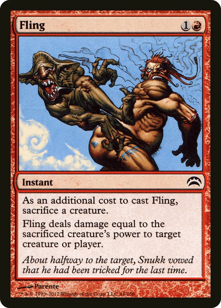 Fling · Planechase 2012