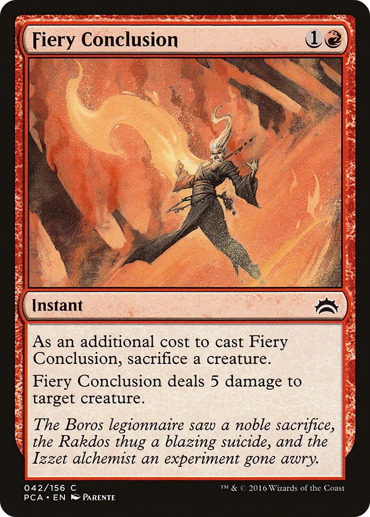 Fiery Conclusion · Planechase Anthology