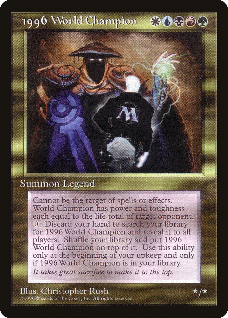 1996 World Champion · Celebration Cards