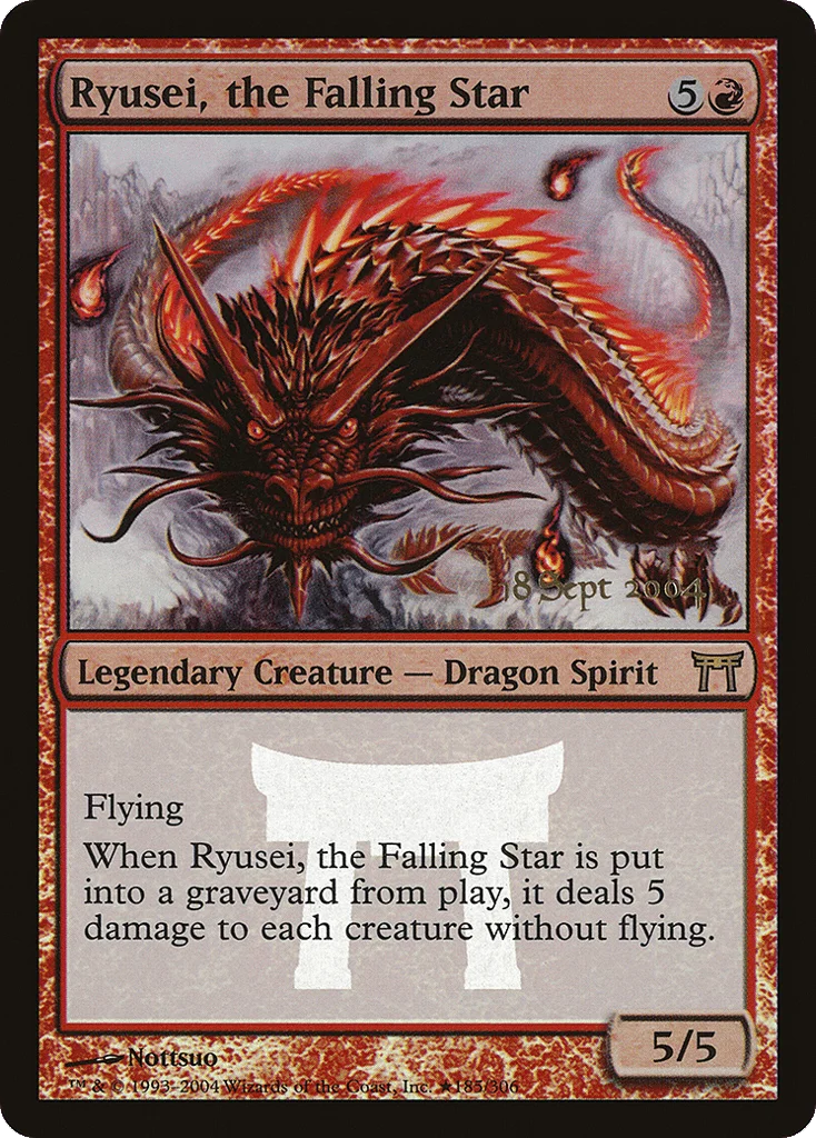 Ryusei, the Falling Star · Champions of Kamigawa Promos