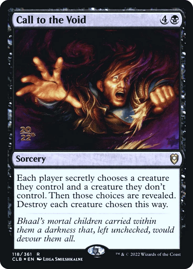 Call to the Void · Battle for Baldur's Gate Promos