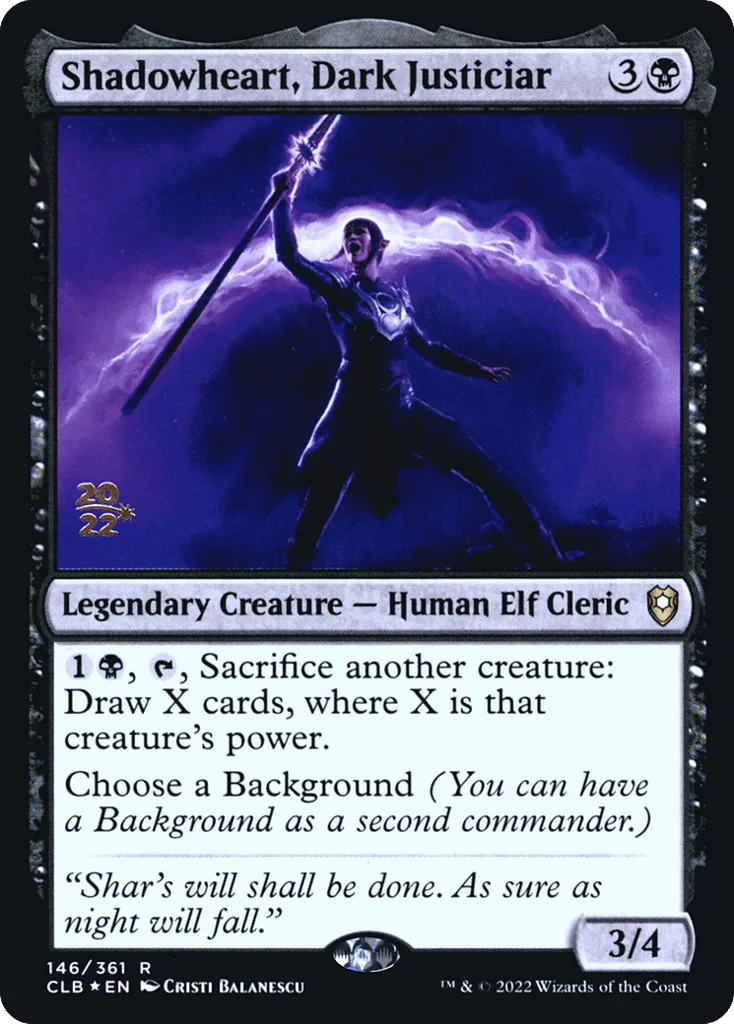 Shadowheart, Dark Justiciar · Battle for Baldur's Gate Promos