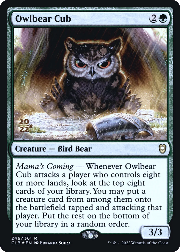 Owlbear Cub · Battle for Baldur's Gate Promos