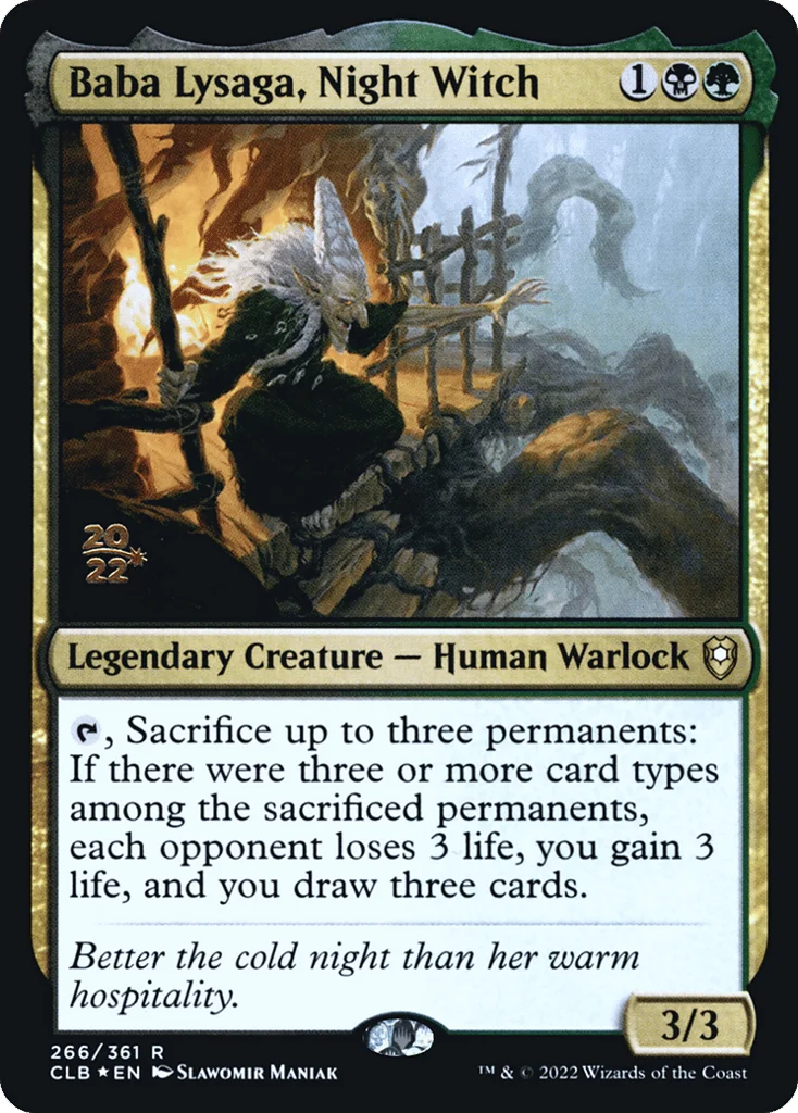 Baba Lysaga, Night Witch · Battle for Baldur's Gate Promos