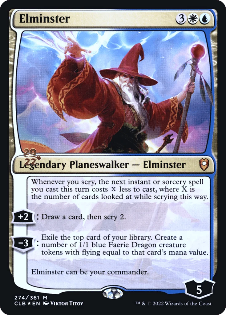 Elminster · Battle for Baldur's Gate Promos
