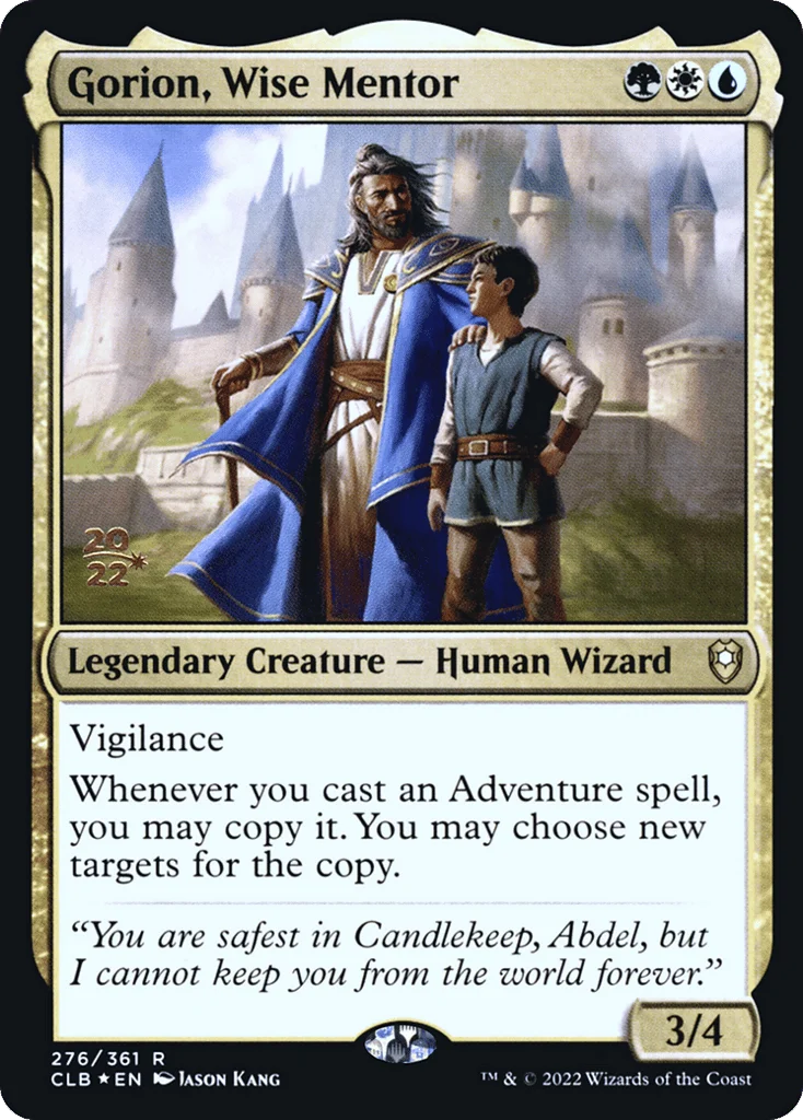 Gorion, Wise Mentor · Battle for Baldur's Gate Promos