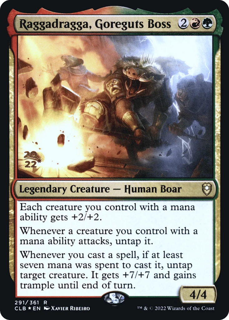 Raggadragga, Goreguts Boss · Battle for Baldur's Gate Promos