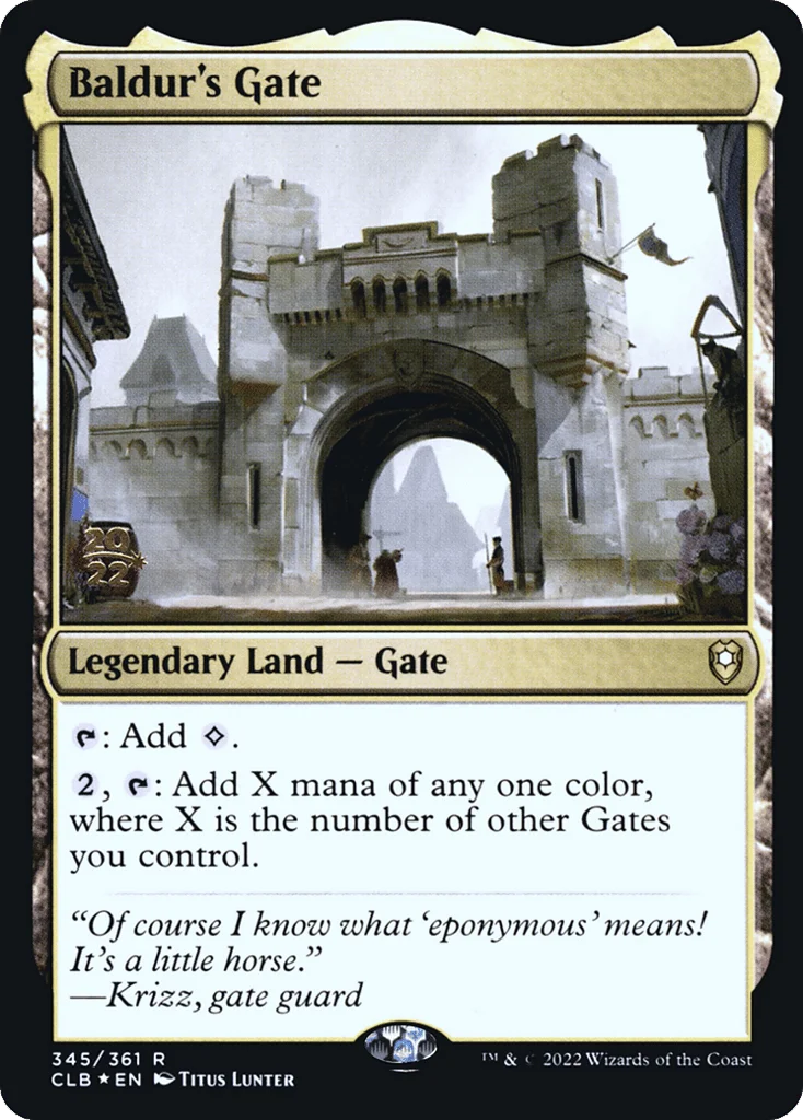 Baldur's Gate · Battle for Baldur's Gate Promos