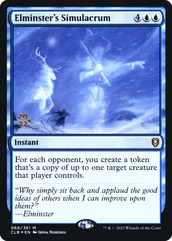 Elminster's Simulacrum · Battle for Baldur's Gate Promos