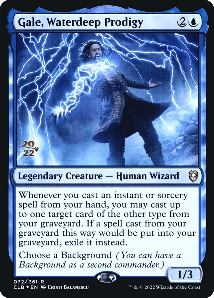 Gale, Waterdeep Prodigy · Battle for Baldur's Gate Promos