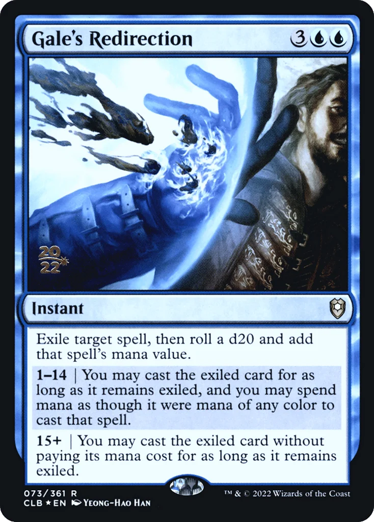 Gale's Redirection · Battle for Baldur's Gate Promos