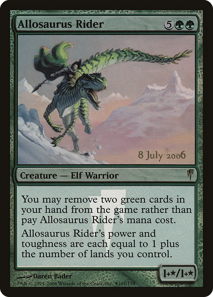 Allosaurus Rider · Coldsnap Promos