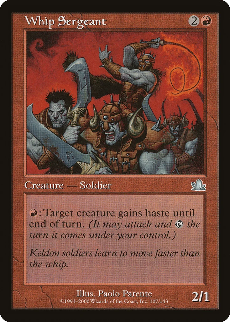 Whip Sergeant · Prophecy