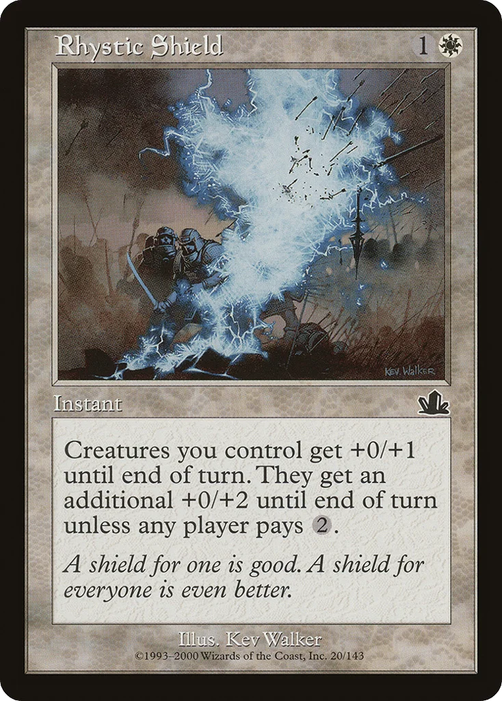 Rhystic Shield · Prophecy