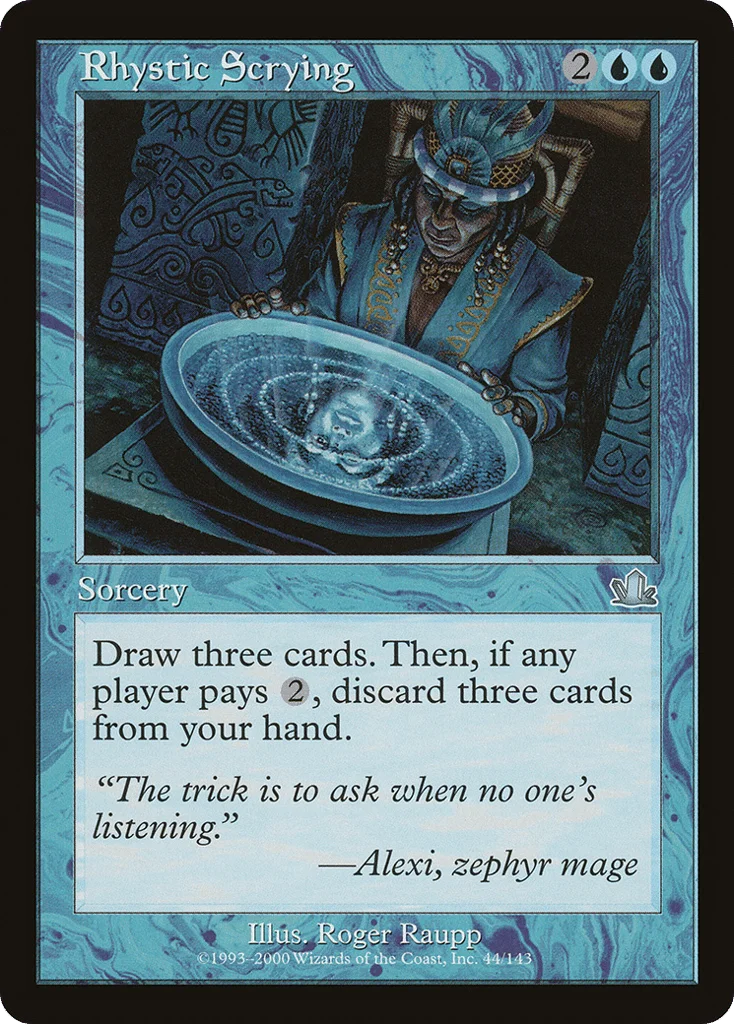 Rhystic Scrying · Prophecy
