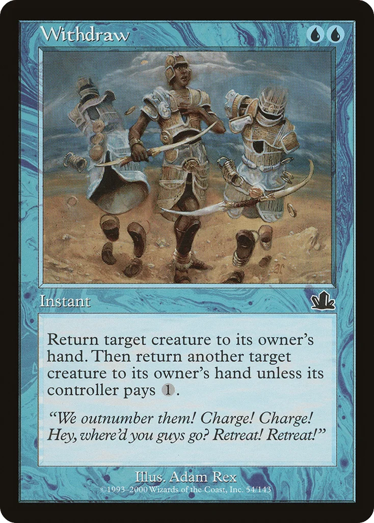 Withdraw · Prophecy