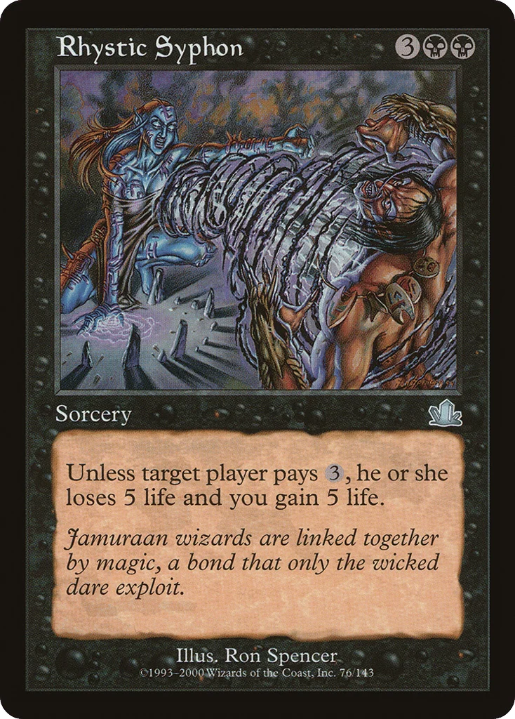 Rhystic Syphon · Prophecy