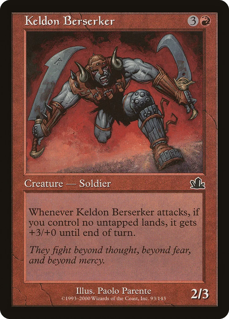 Keldon Berserker · Prophecy