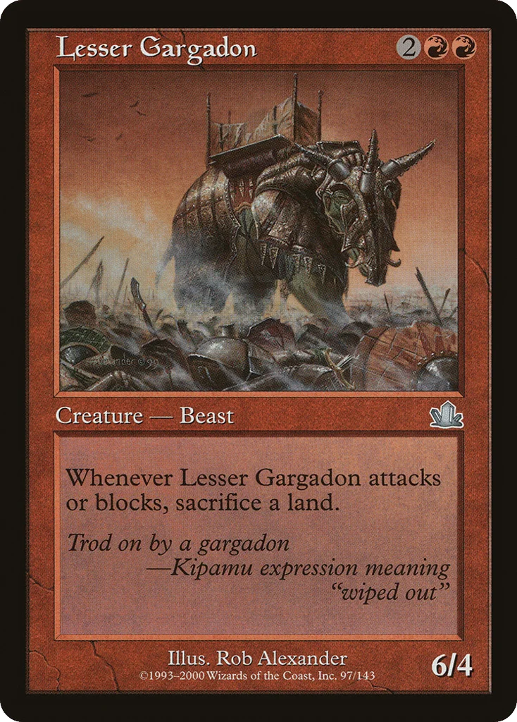 Lesser Gargadon · Prophecy