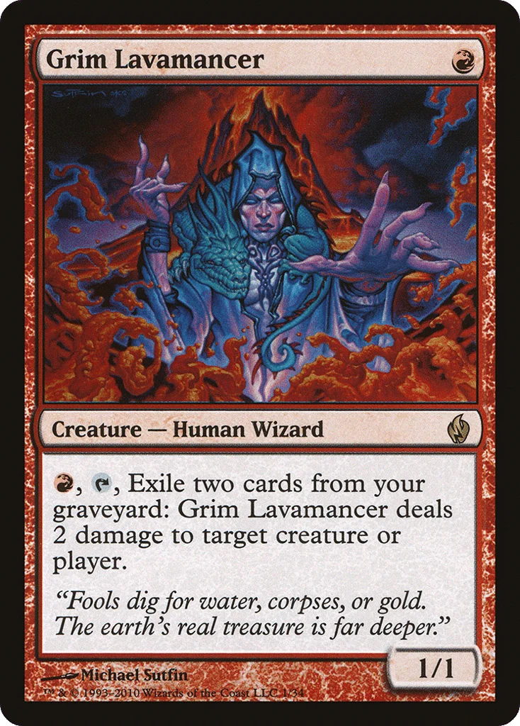 Grim Lavamancer · Premium Deck Series: Fire and Lightning