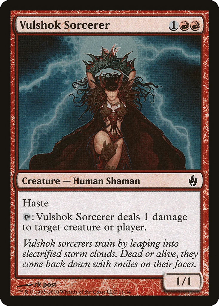 Vulshok Sorcerer · Premium Deck Series: Fire and Lightning
