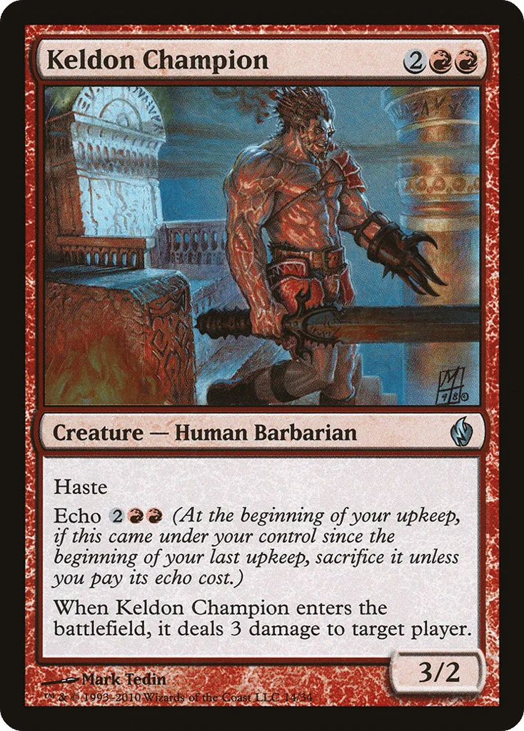 Keldon Champion · Premium Deck Series: Fire and Lightning