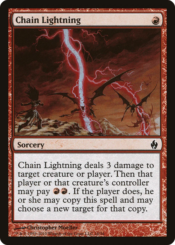 Chain Lightning · Premium Deck Series: Fire and Lightning