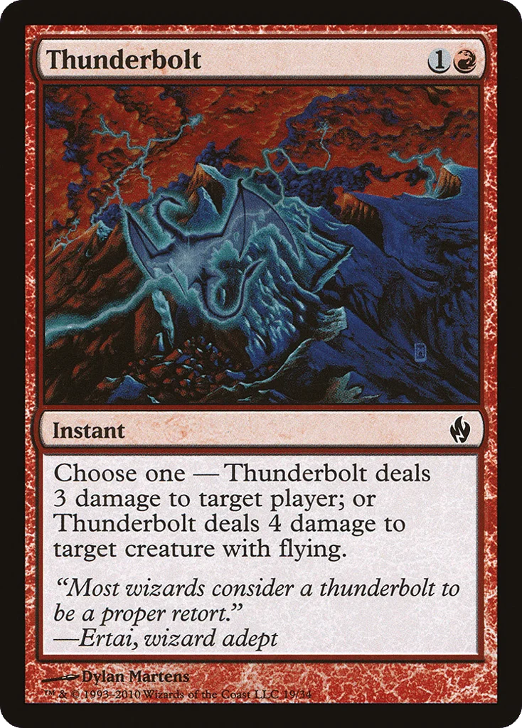 Thunderbolt · Premium Deck Series: Fire and Lightning