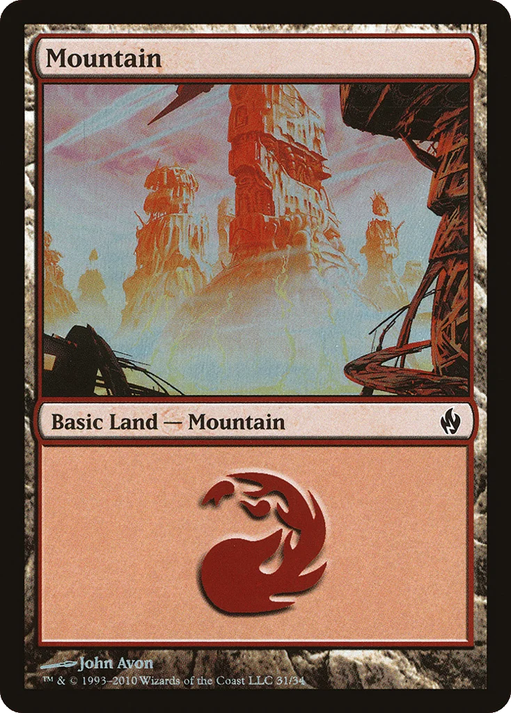 Mountain · Premium Deck Series: Fire and Lightning
