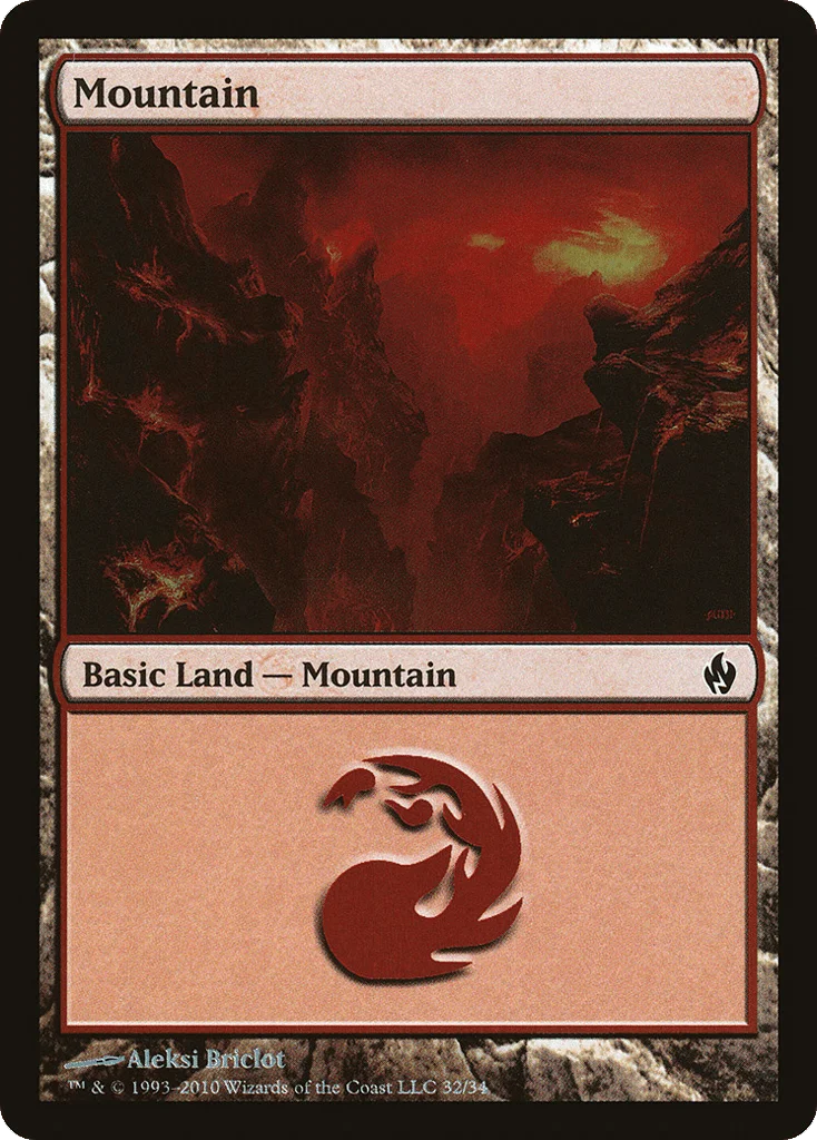 Mountain · Premium Deck Series: Fire and Lightning