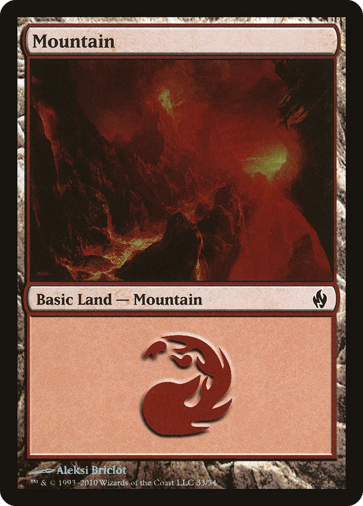Mountain · Premium Deck Series: Fire and Lightning