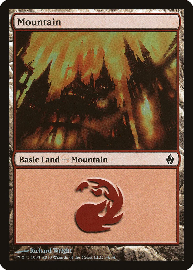 Mountain · Premium Deck Series: Fire and Lightning