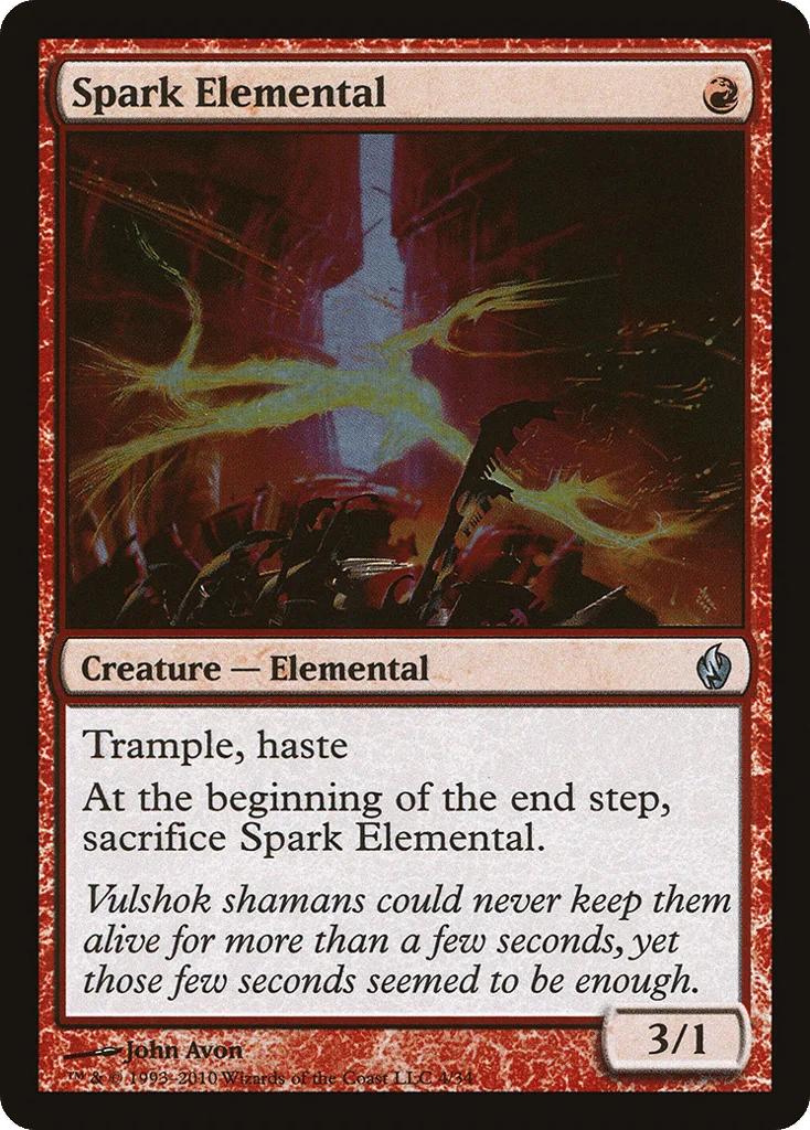 Spark Elemental · Premium Deck Series: Fire and Lightning
