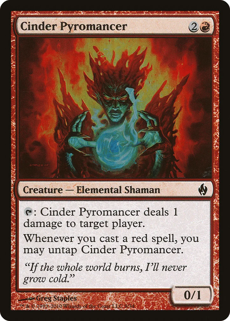 Cinder Pyromancer · Premium Deck Series: Fire and Lightning