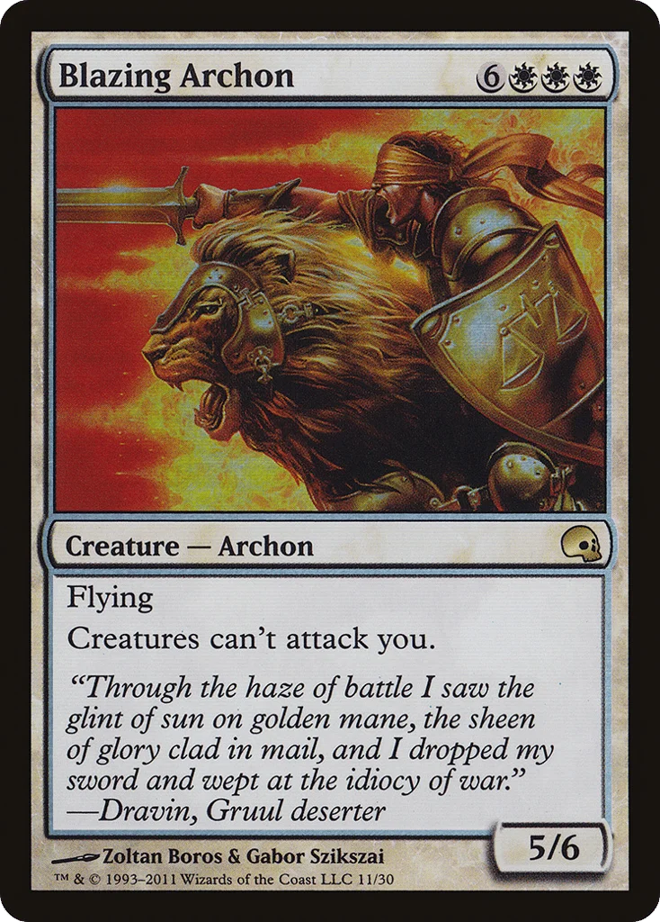 Blazing Archon · Premium Deck Series: Graveborn