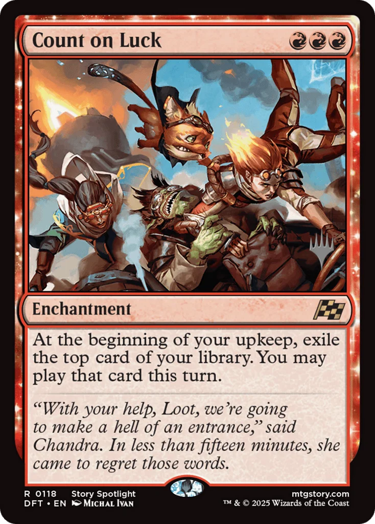 Count on Luck · Aetherdrift Promos