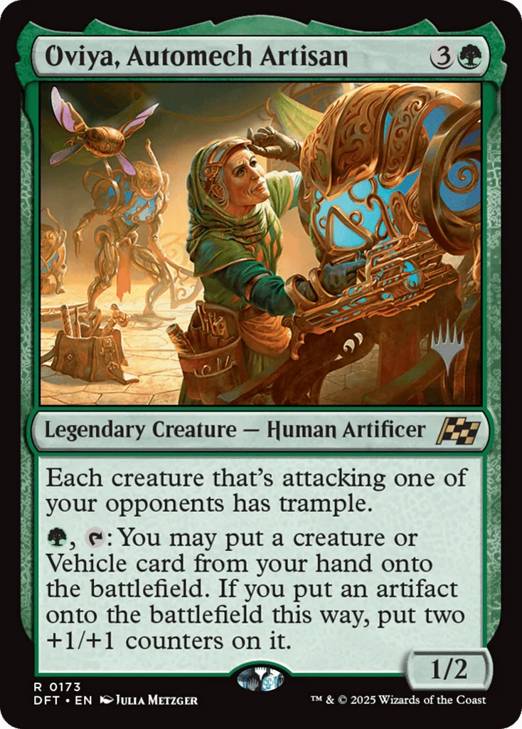 Oviya, Automech Artisan · Aetherdrift Promos