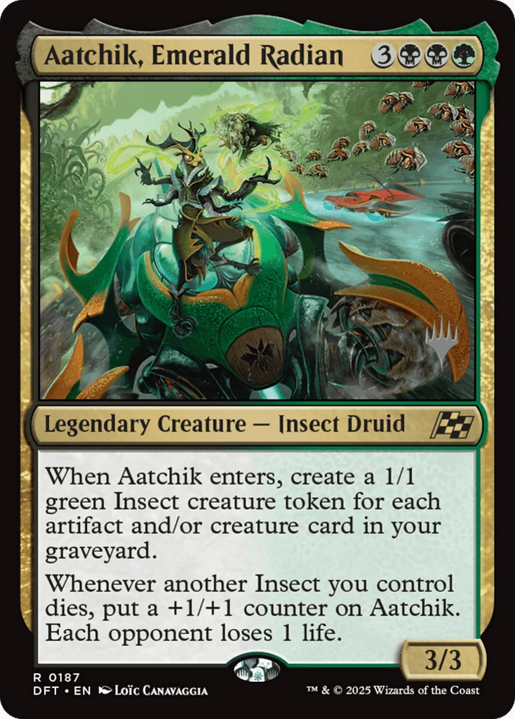 Aatchik, Emerald Radian · Aetherdrift Promos