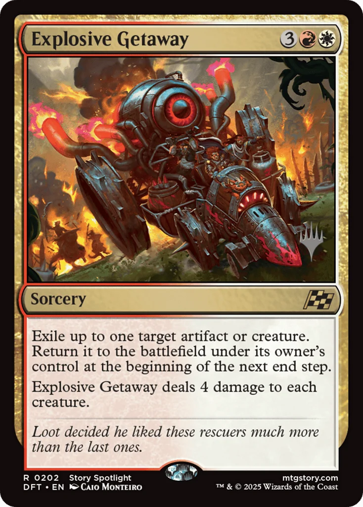 Explosive Getaway · Aetherdrift Promos