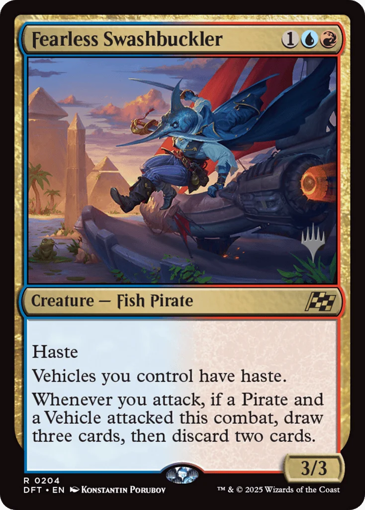 Fearless Swashbuckler · Aetherdrift Promos