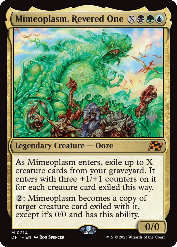 Mimeoplasm, Revered One · Aetherdrift Promos