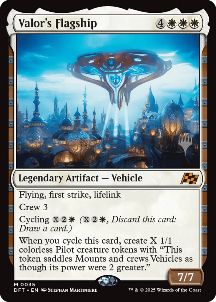 Valor's Flagship · Aetherdrift Promos