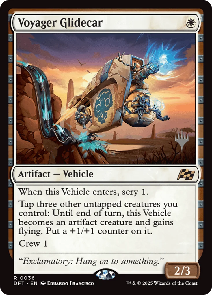 Voyager Glidecar · Aetherdrift Promos