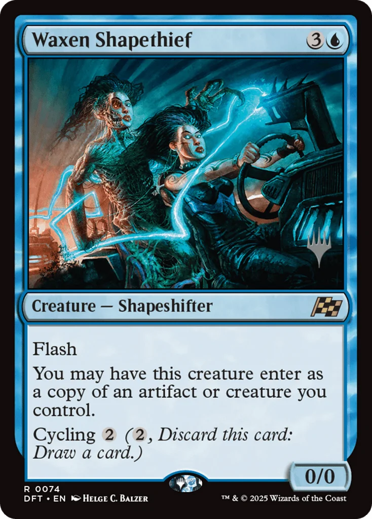 Waxen Shapethief · Aetherdrift Promos