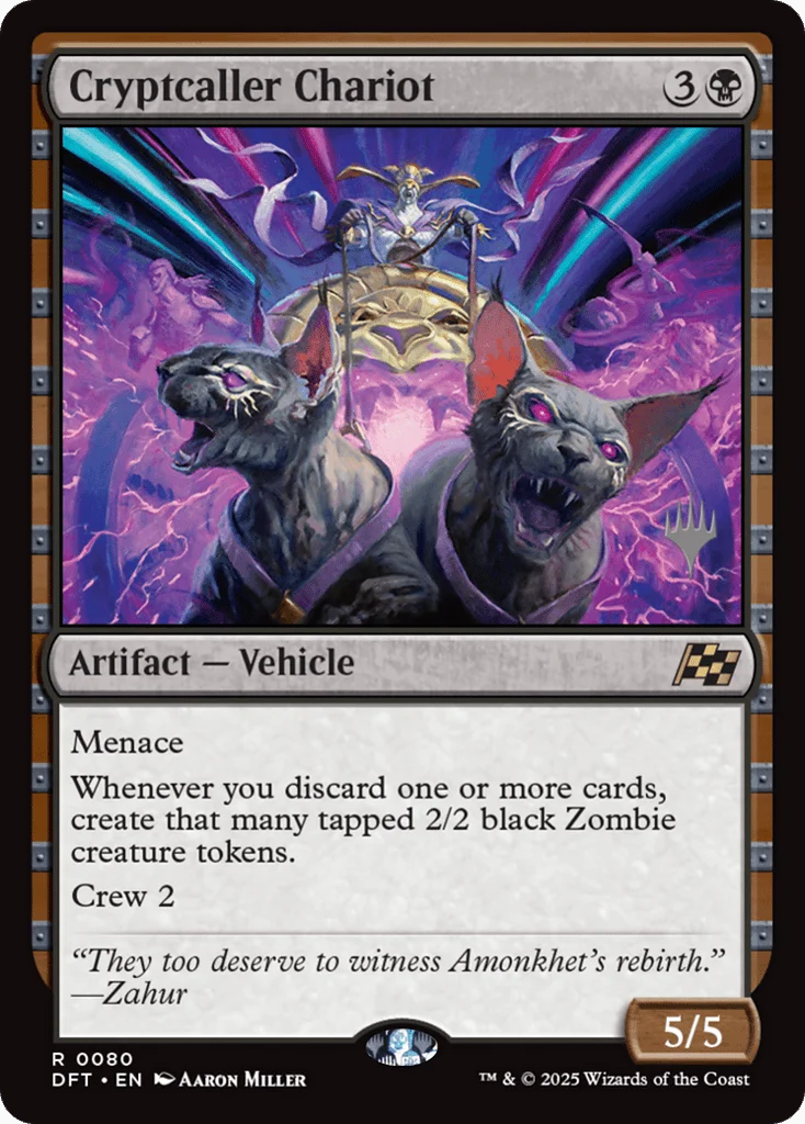 Cryptcaller Chariot · Aetherdrift Promos